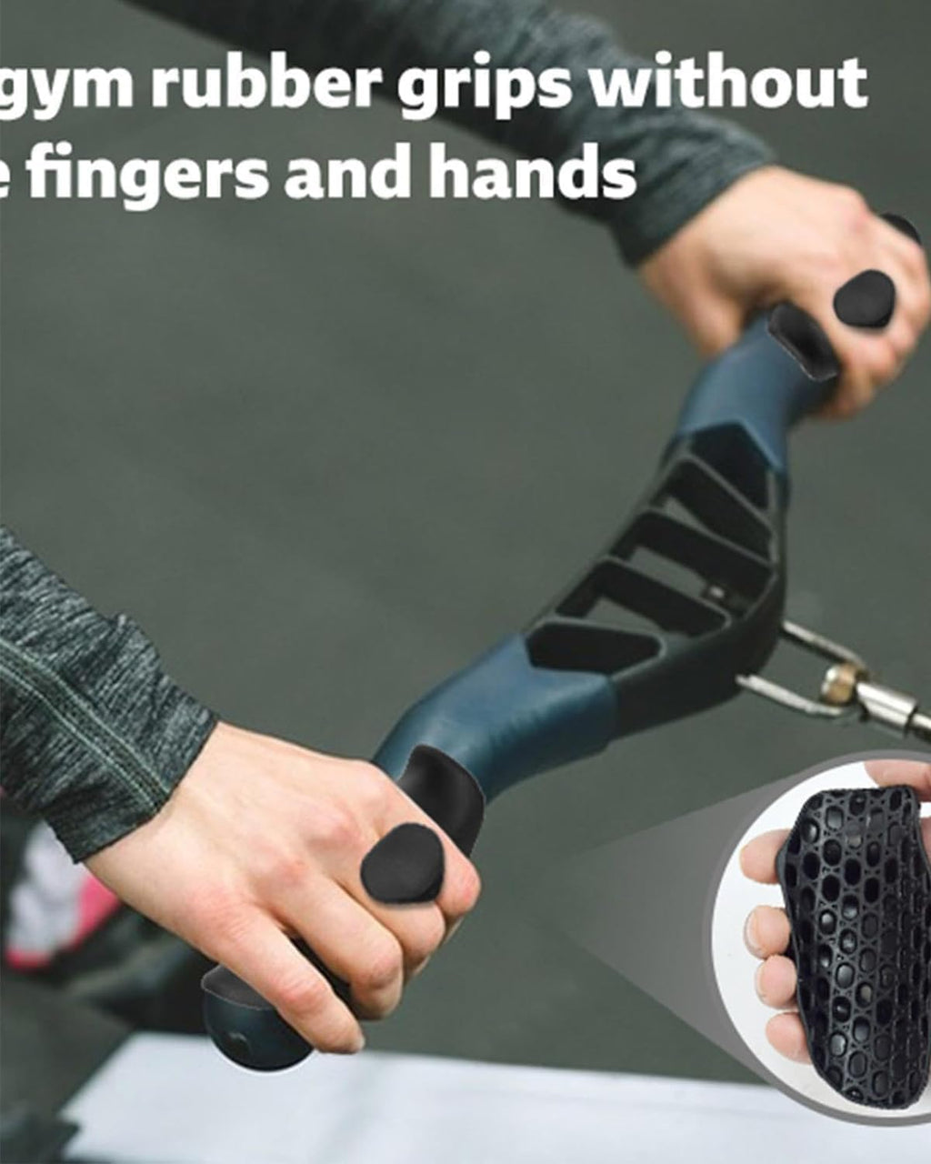 Rubber Fingerless Gym Grips