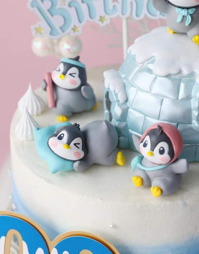 Cute Penguin Miniature (Pack Of 6)