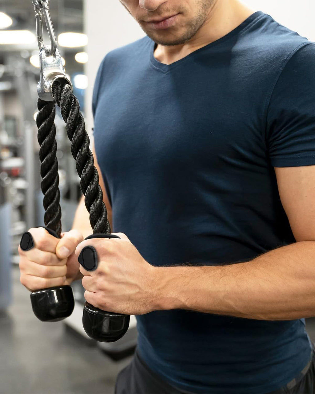 Rubber Fingerless Gym Grips