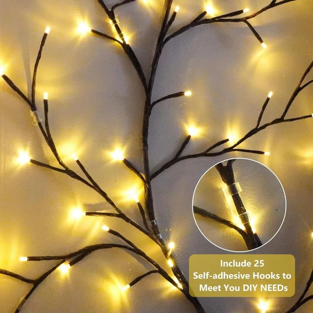 Cherry Blossom Flower Tree Branch LED Light for Home Decor